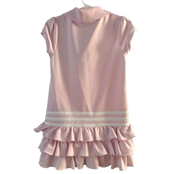 Adidas Toddler Girls Short Sleeve Polo Ruffle Dress - Picture 2 of 4